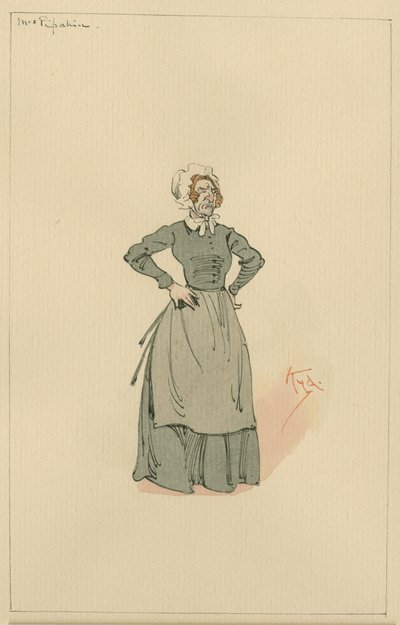 Mrs Pipchin, c.1920s da Joseph Clayton Clarke